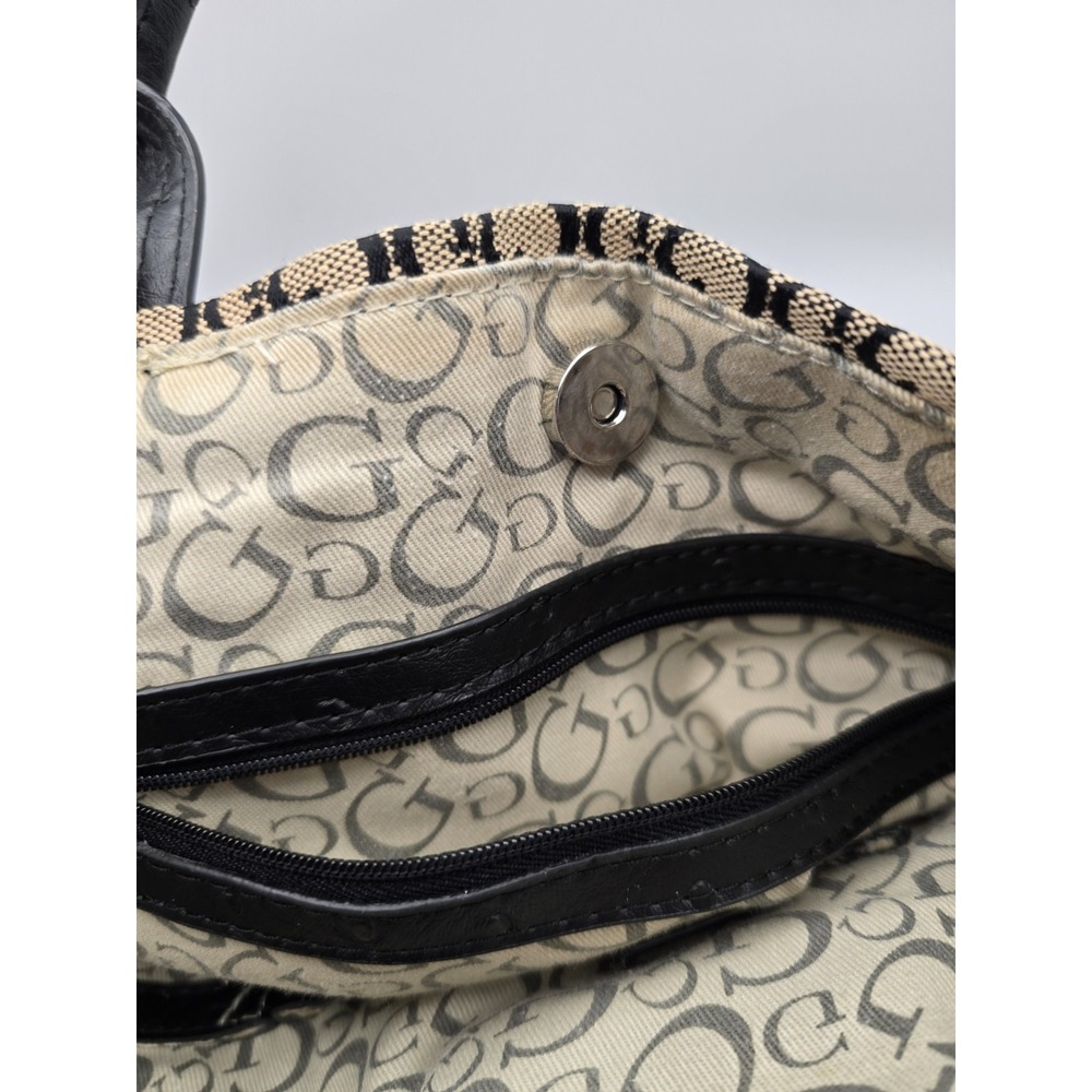 Vintage Guess Monogram Tote | Y2K Mob Wife Core - Picture 5 of 8